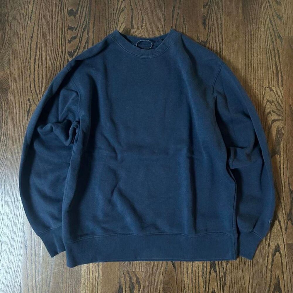 Pull-bear Men's Navy and Black Sweatshirt
